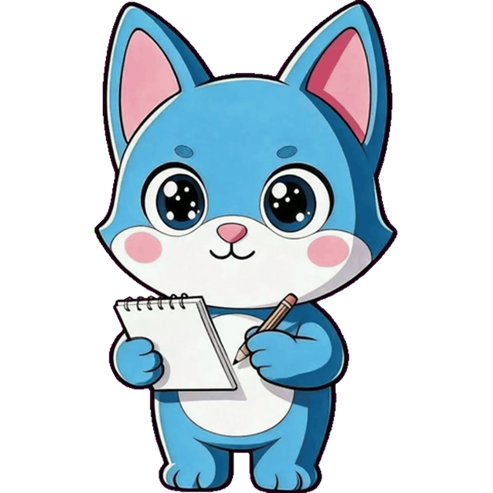 Mascot with its background removed and transparency preserved